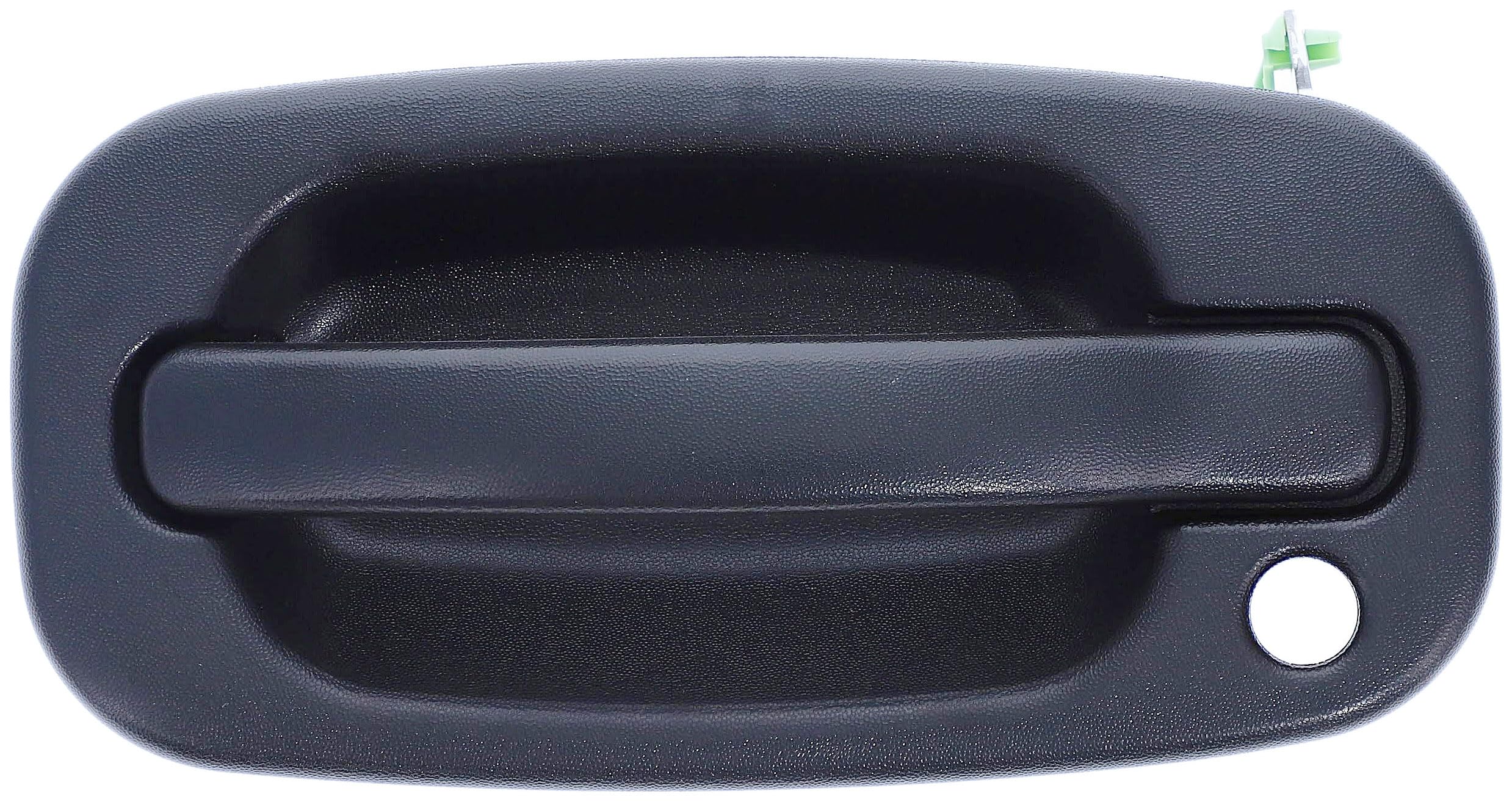 Dorman front driver side handle front view showing OEM look and clean fit