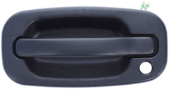 Dorman front driver side handle front view showing OEM look and clean fit