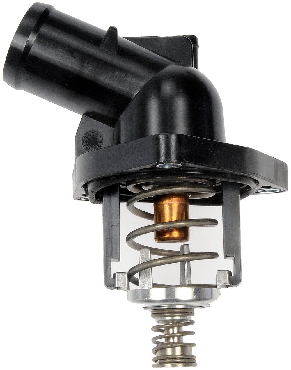 Dorman 902-2090 installed in engine bay illustrating proper fit and coolant routing