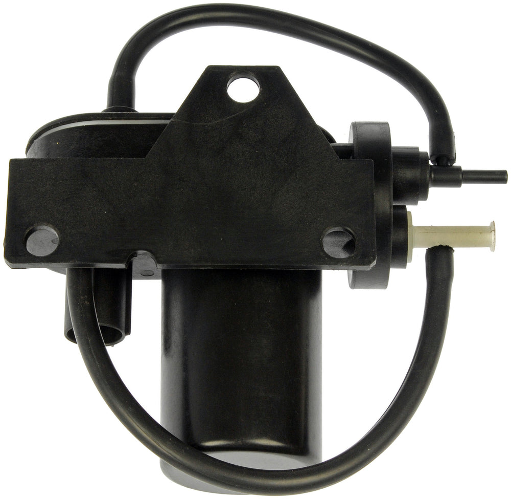 Dorman vacuum pump installed under hood in Ford truck, demonstrates reliable replacement