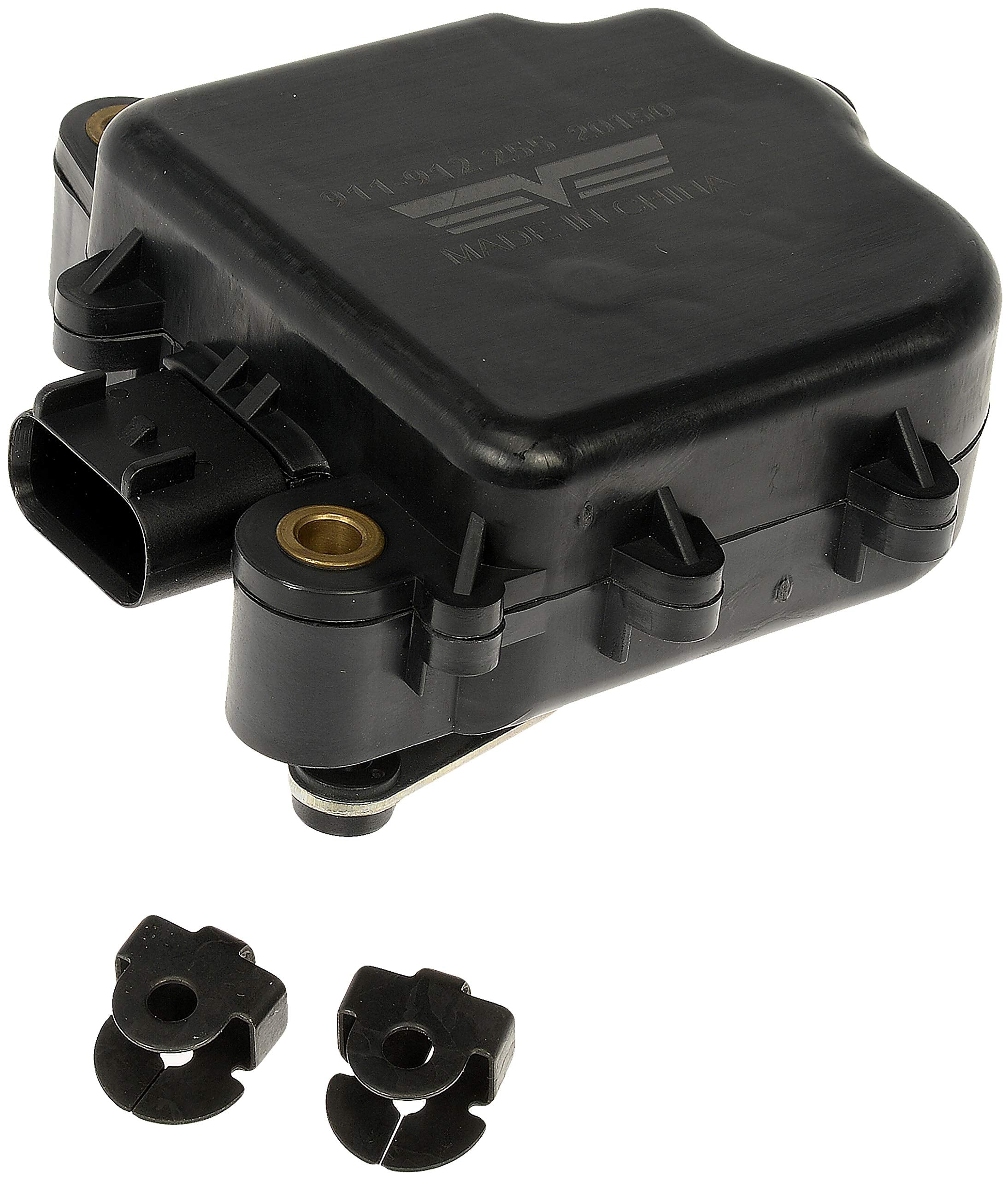 Dorman 911-912 front view showing durable housing and mounting points for easy fit