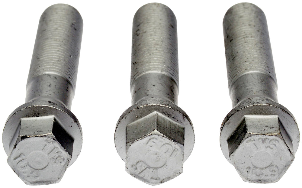 Dorman bolt next to ruler for size comparison showing exact dimensions for confident fitment