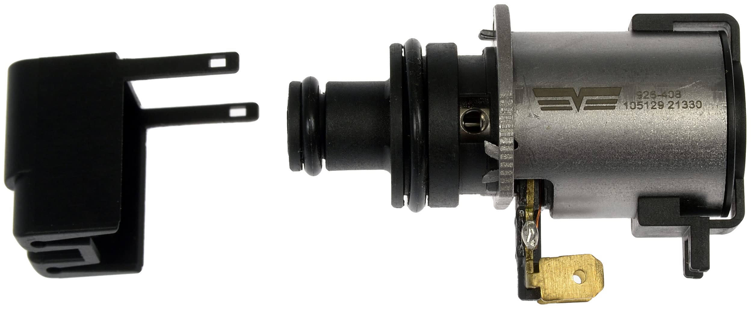 Close-up of Dorman solenoid mounting threads for precise installation
