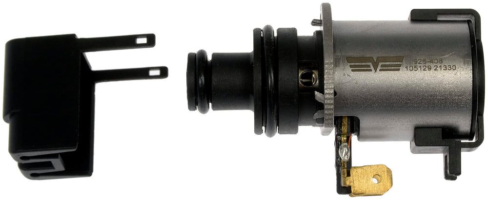 Close-up of Dorman solenoid mounting threads for precise installation