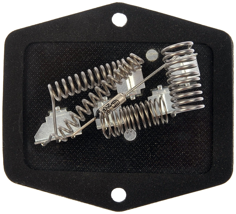 Dorman 973-003 installed under dash illustrating restored fan speed control in vehicle