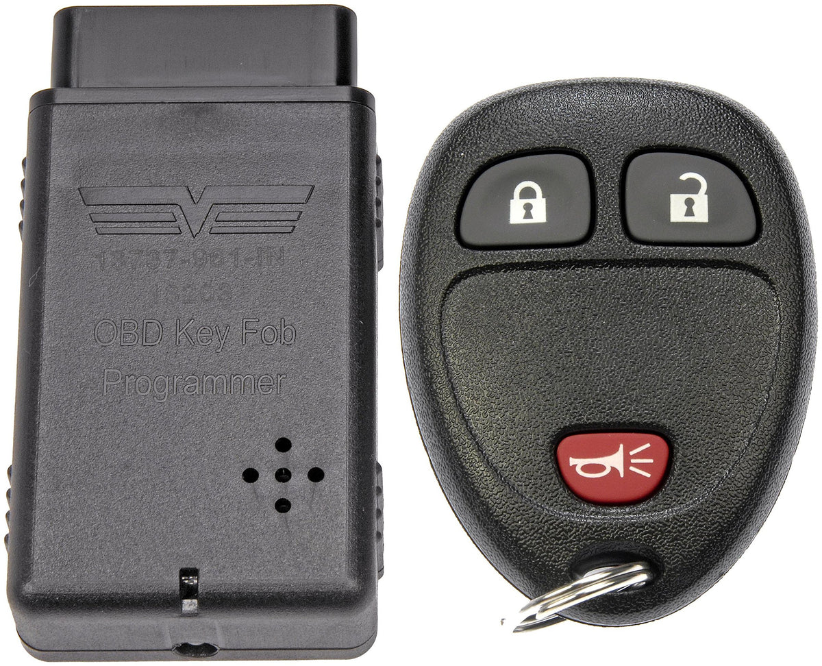 Dorman 99161 front view showing three-button layout and OEM-style appearance for easy replacement