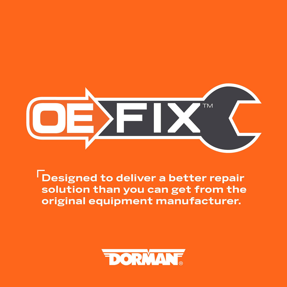 Dorman remote held in hand demonstrating compact size and quick fitment benefit