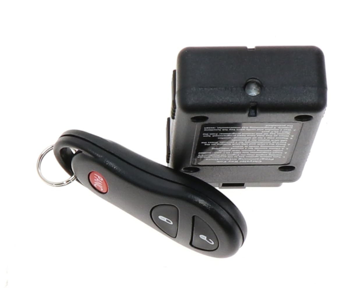 Dorman 99164 back label with battery compartment showing replaceable battery benefit