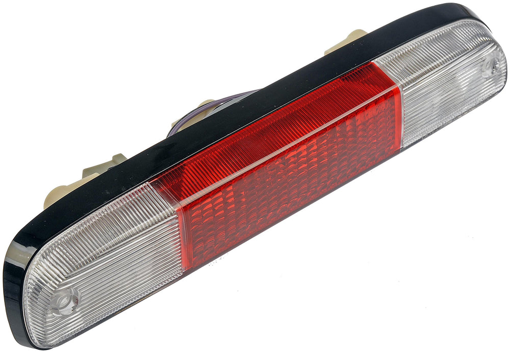 Dorman center high mount stop light front assembly showing mounting points and clean fit