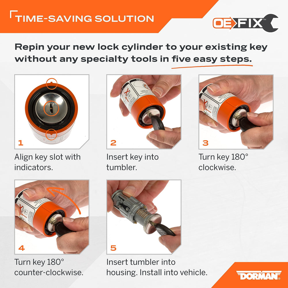 Dorman coding tool with key inserted demonstrating fast-key relearn benefit