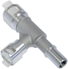 Dorman connector installed in coolant hose assembly demonstrating secure fit and durability