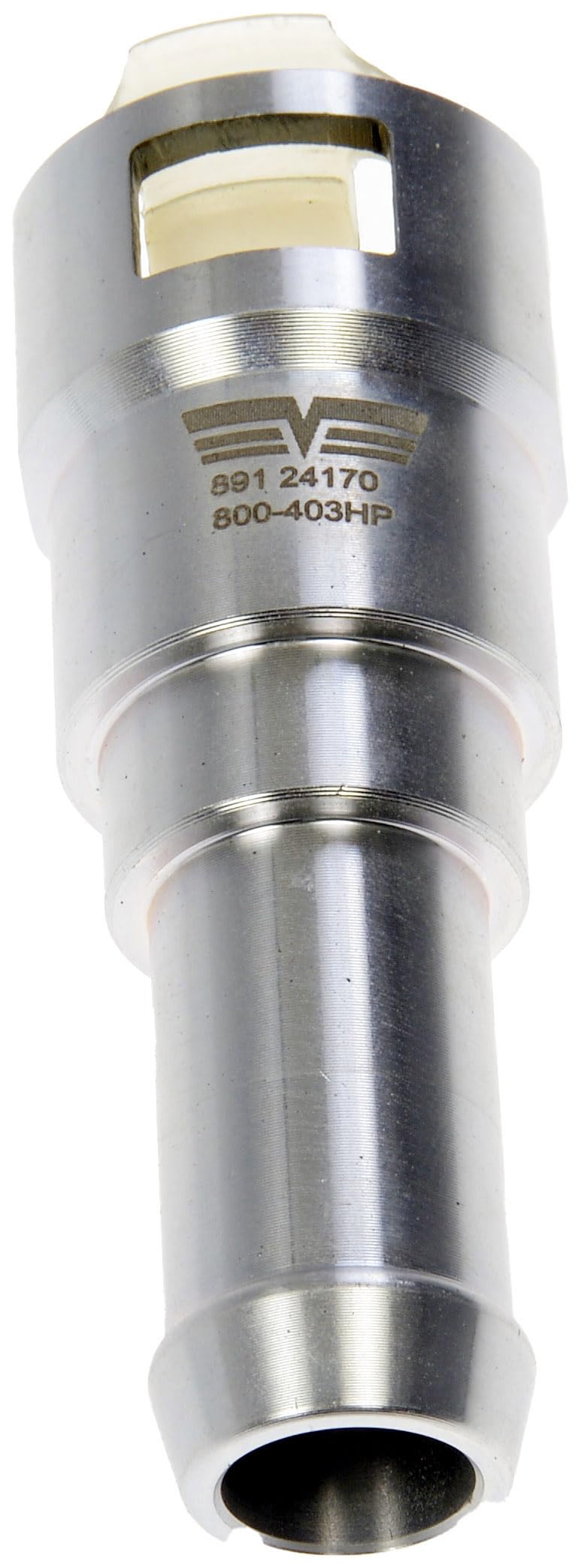 Dorman connector installed on heater hose in engine bay demonstrating leak prevention benefit