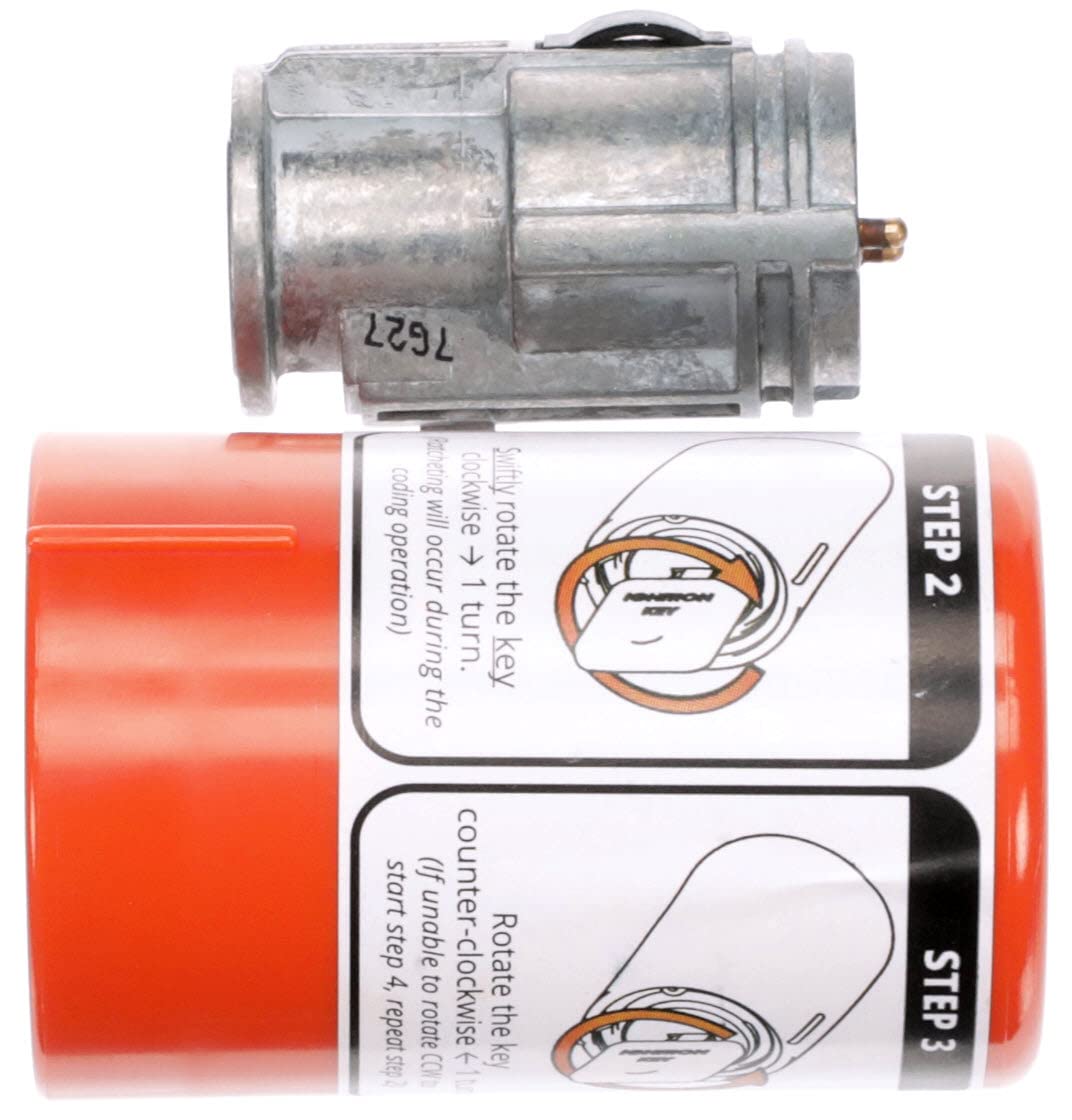 Dorman cylinder mounting detail with screws showing secure OEM-style attachment