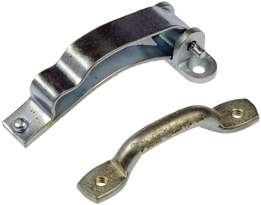 Dorman door check kit front packaging showing ready-to-install part and fitment benefit