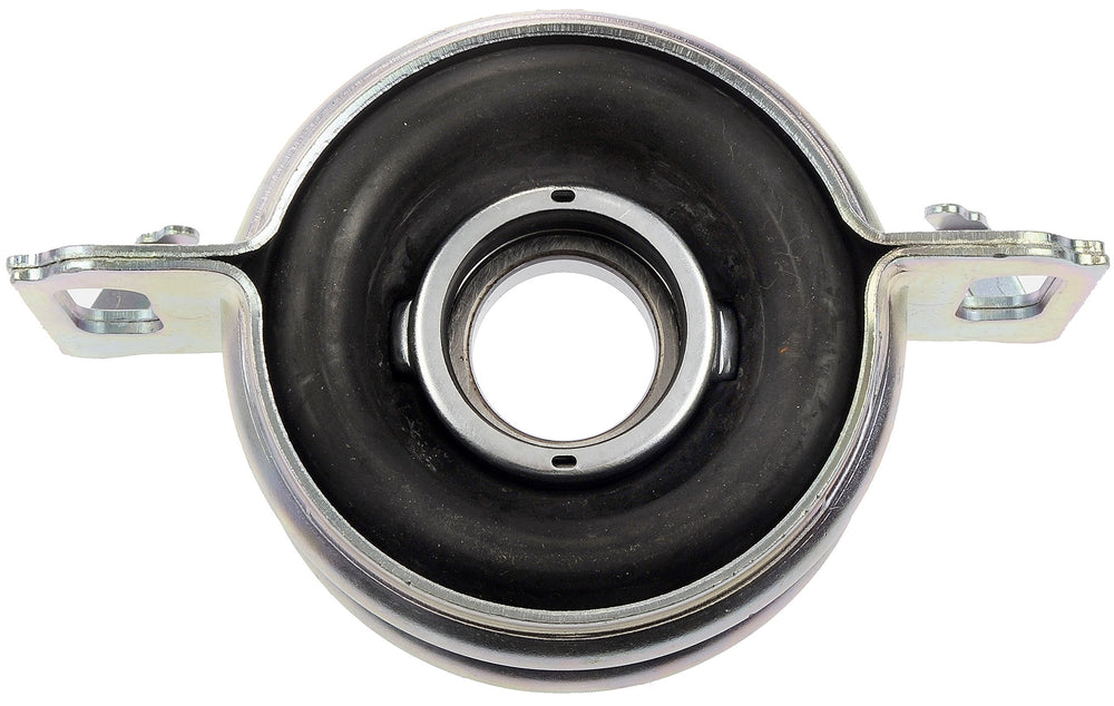 Dorman side profile of drive shaft bearing highlighting durable housing and alignment benefit