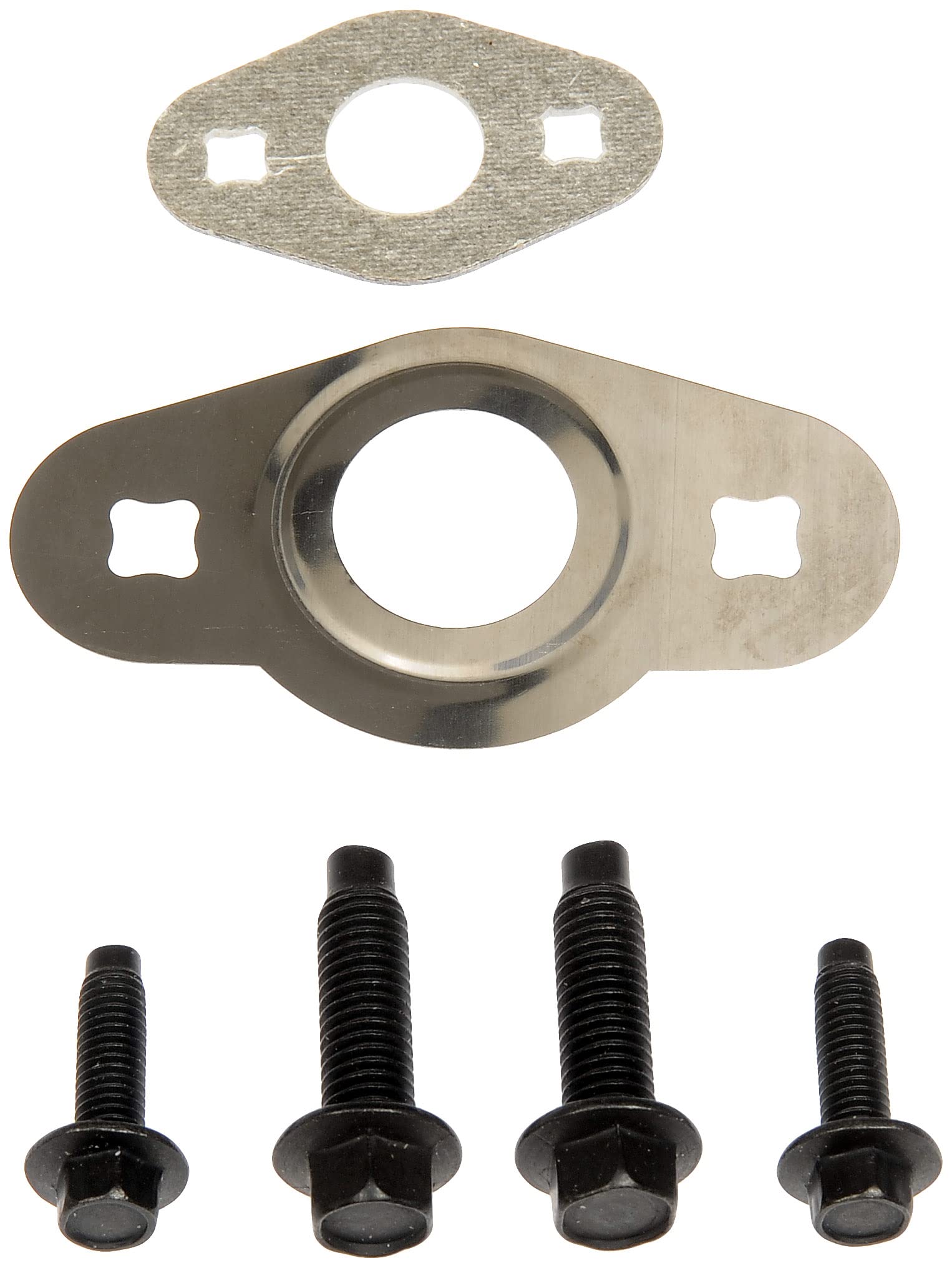 Dorman EGR valve next to ruler illustrating compact size for easy fit