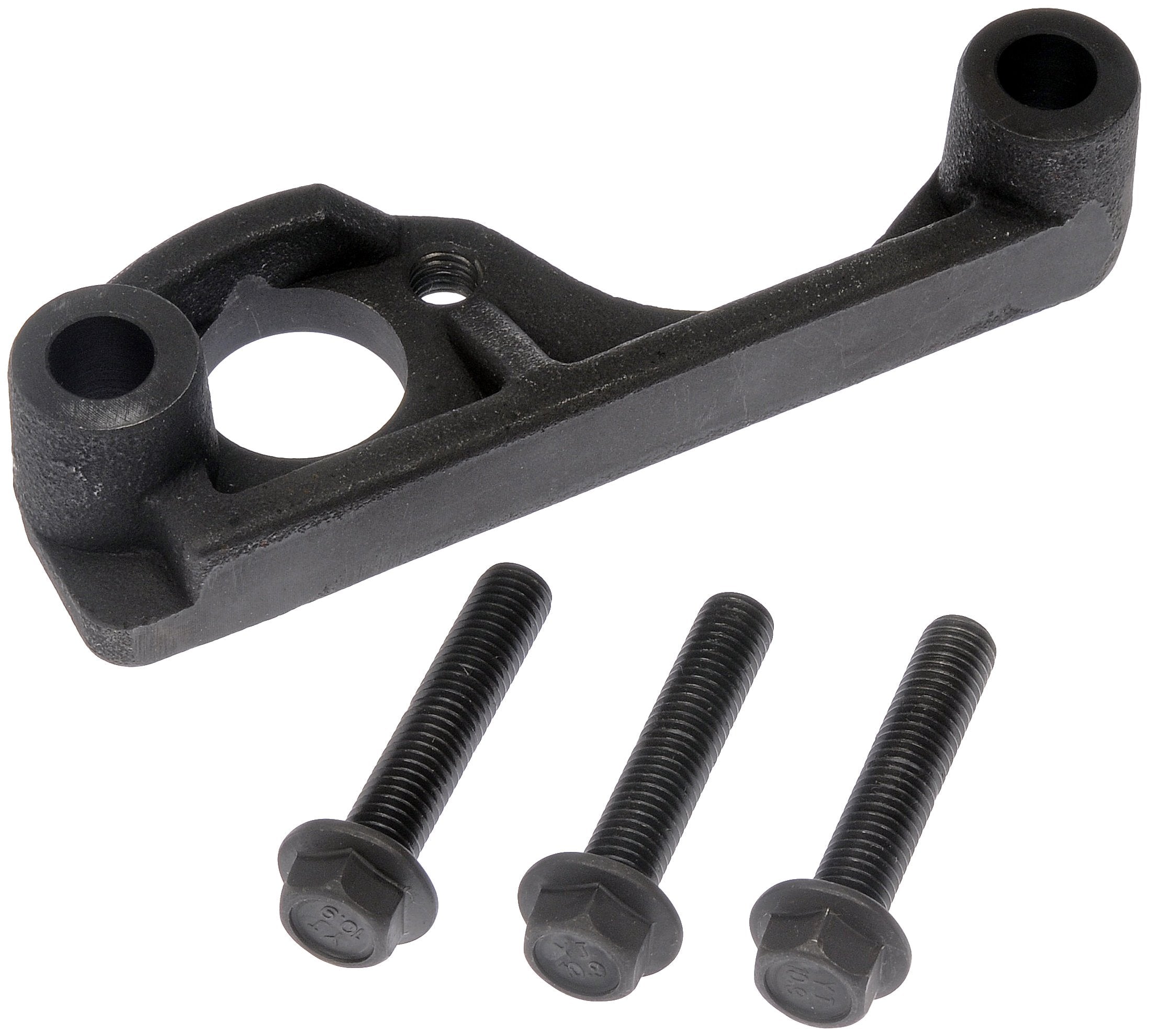 Dorman exhaust manifold clamp front view showing fit and durability benefit