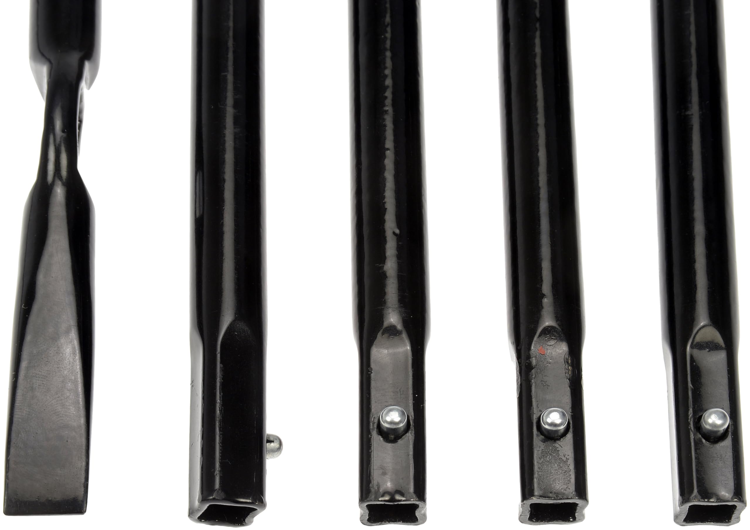 Dorman handle in use changing a tire showing reliable leverage