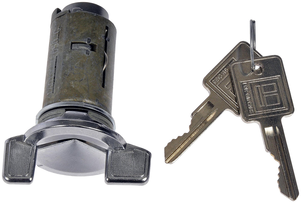 Dorman ignition lock cylinder close-up of keyway for smoother key operation
