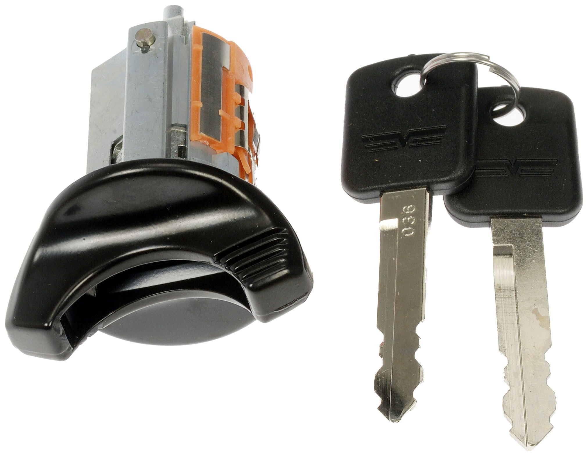 Dorman ignition lock cylinder close-up of key slot and tumblers for reliable engagement