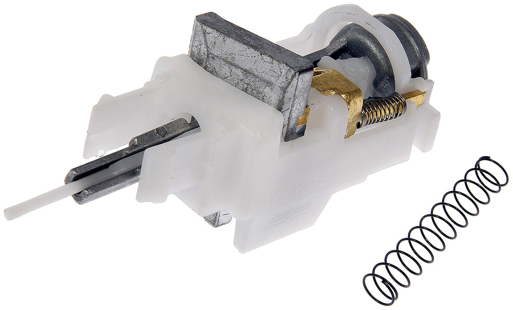 Dorman ignition switch actuator pin front view showing fit and durability benefits