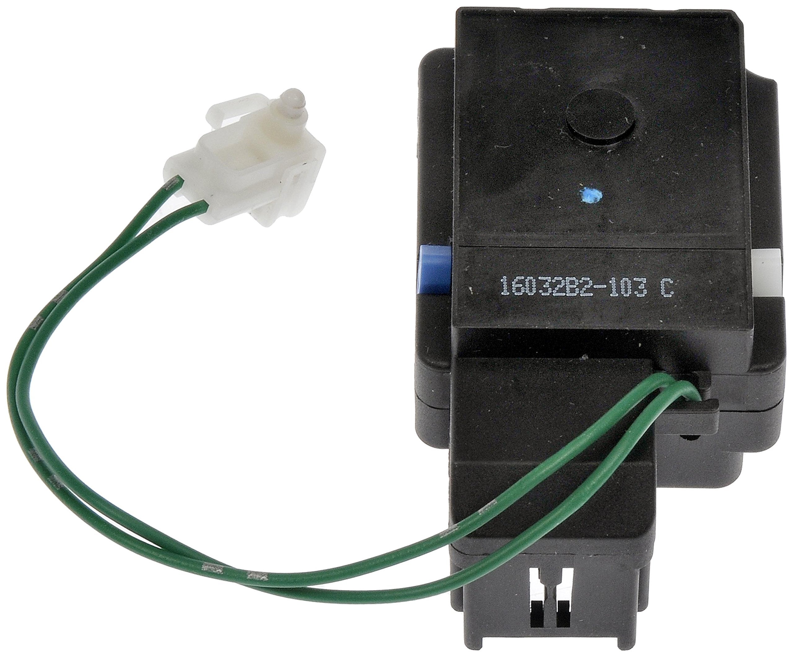 Dorman ignition switch connector close-up showing terminals for accurate fitment