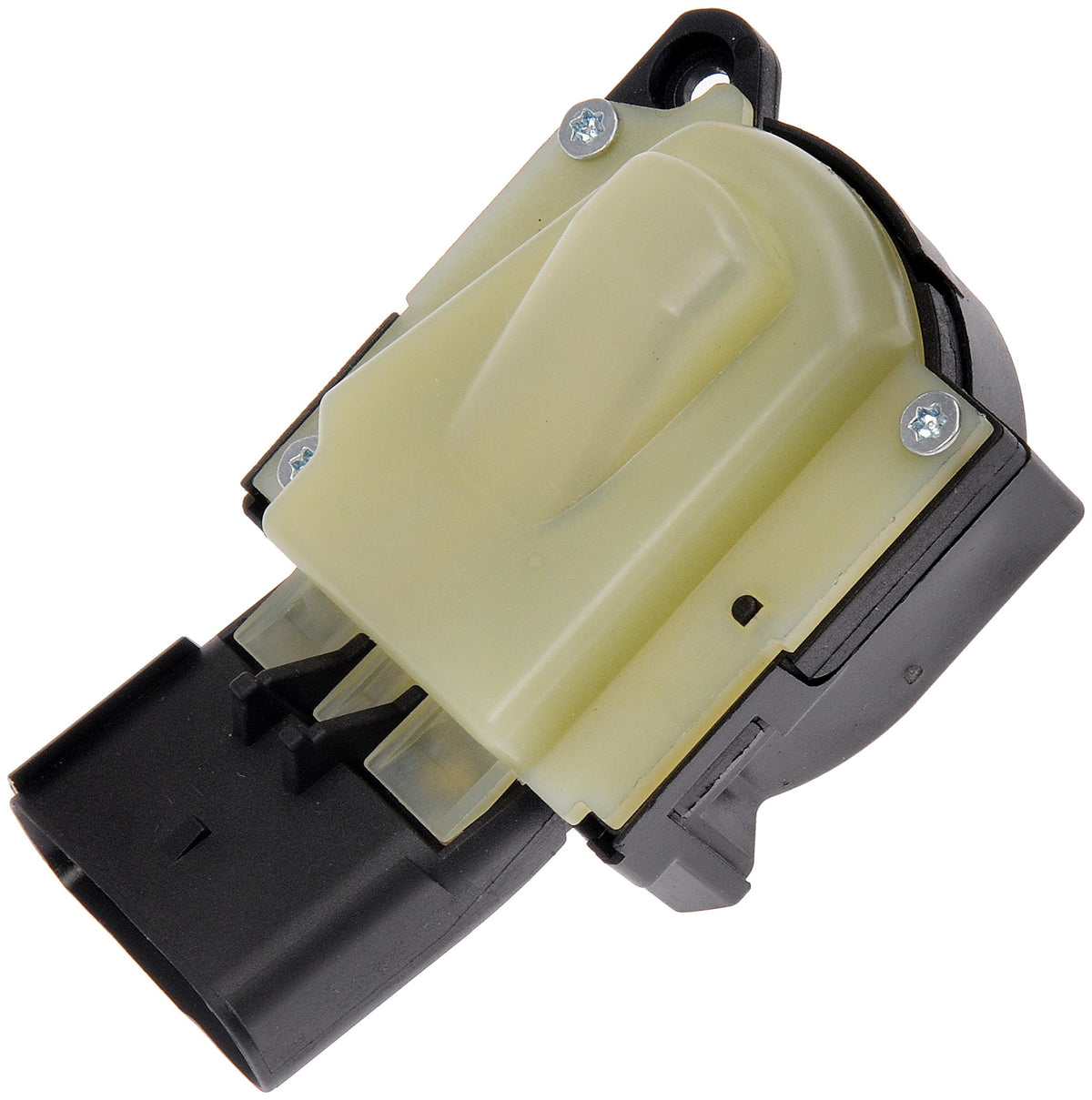 Dorman ignition switch front view showing housing and mounting for easy replacement