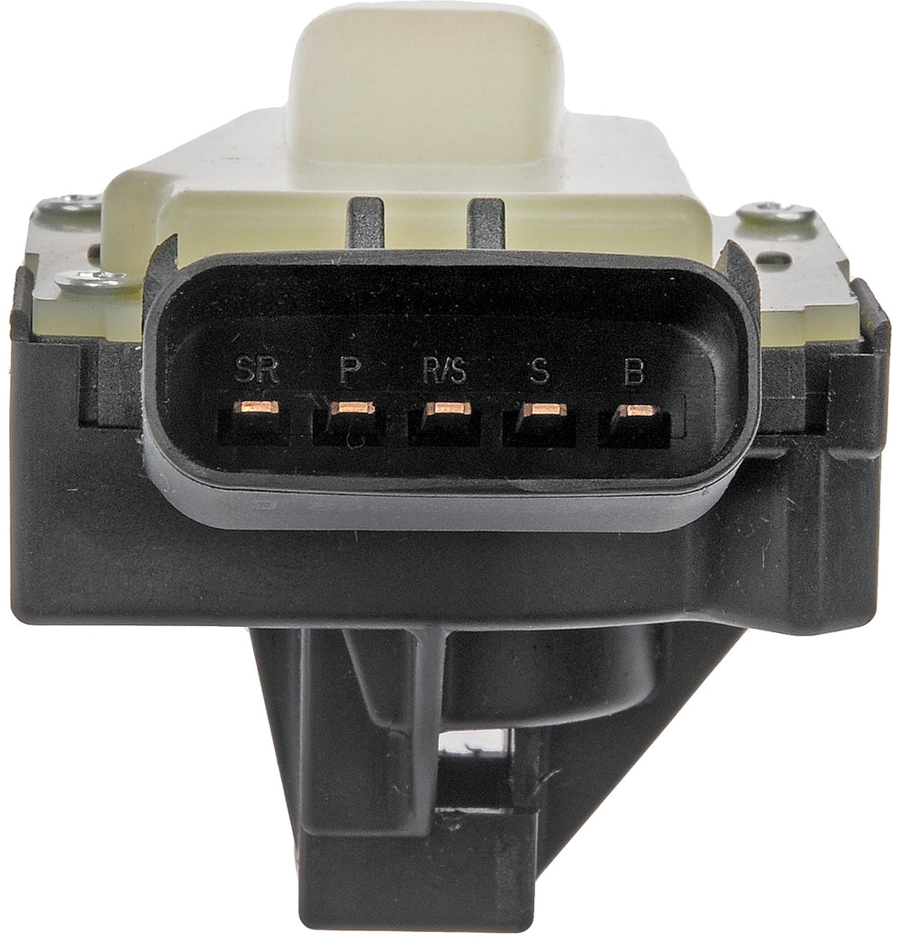 Dorman ignition switch held in hand to show size and simplify parts comparison