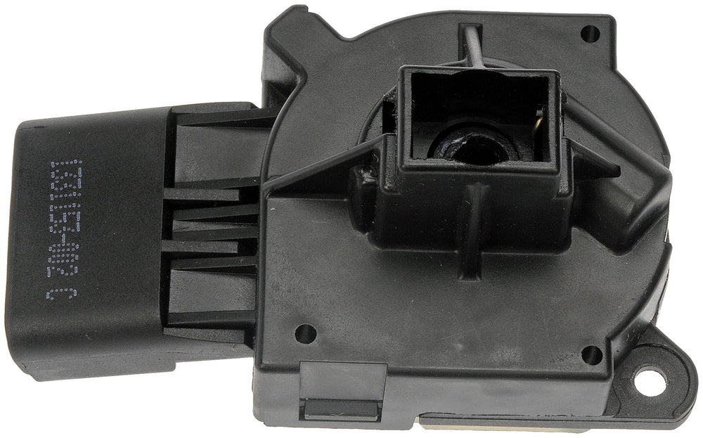 Dorman ignition switch installed in steering column demonstrating restored ignition function