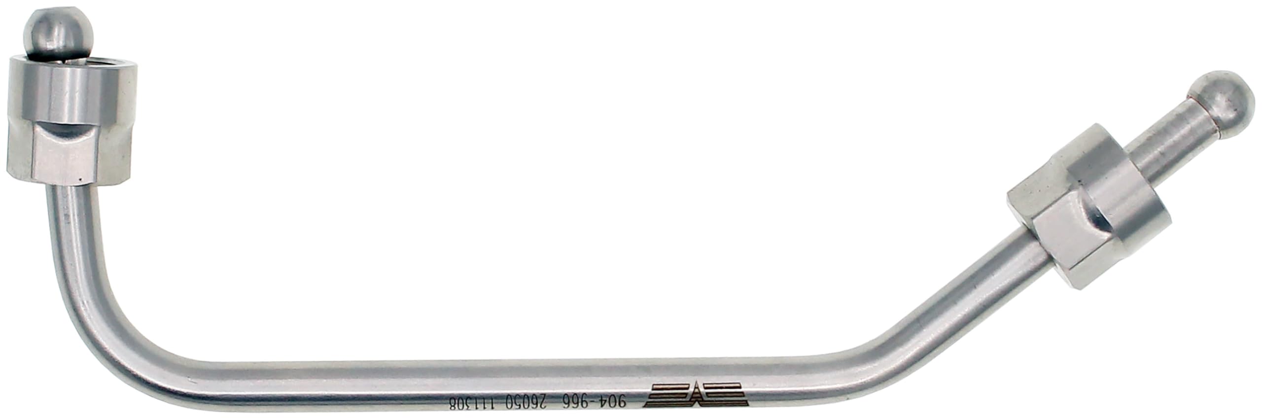 Dorman injector line close-up showing hardened material and fittings for durable pressure resistance