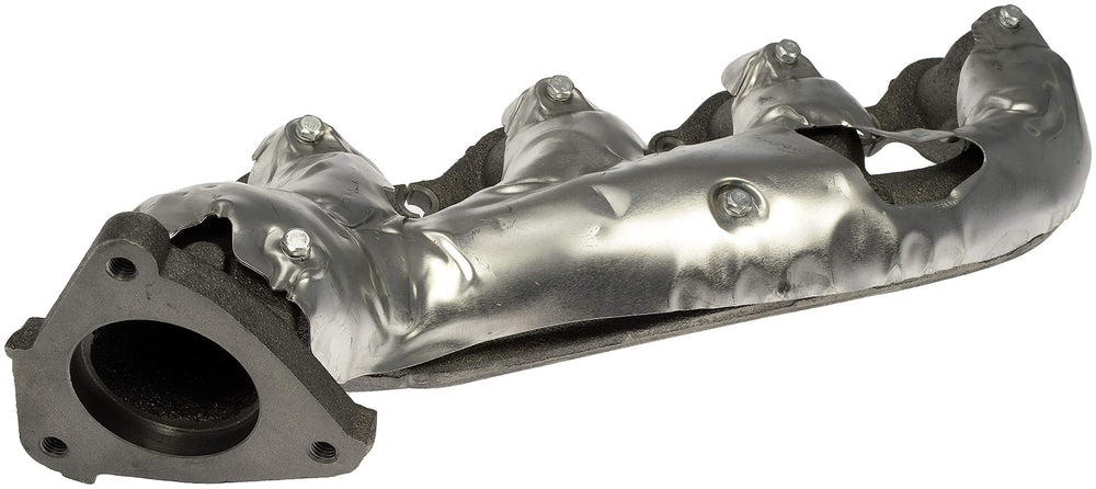 Dorman manifold installed on engine demonstrating direct-fit installation benefit