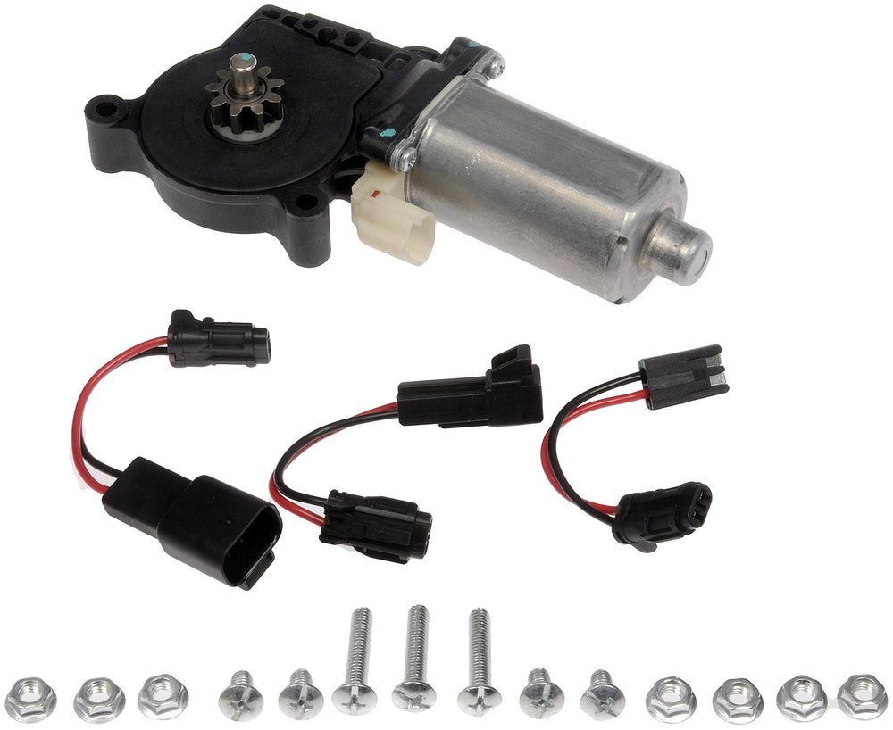 Dorman motor installed in door regulator demonstrating restored window function