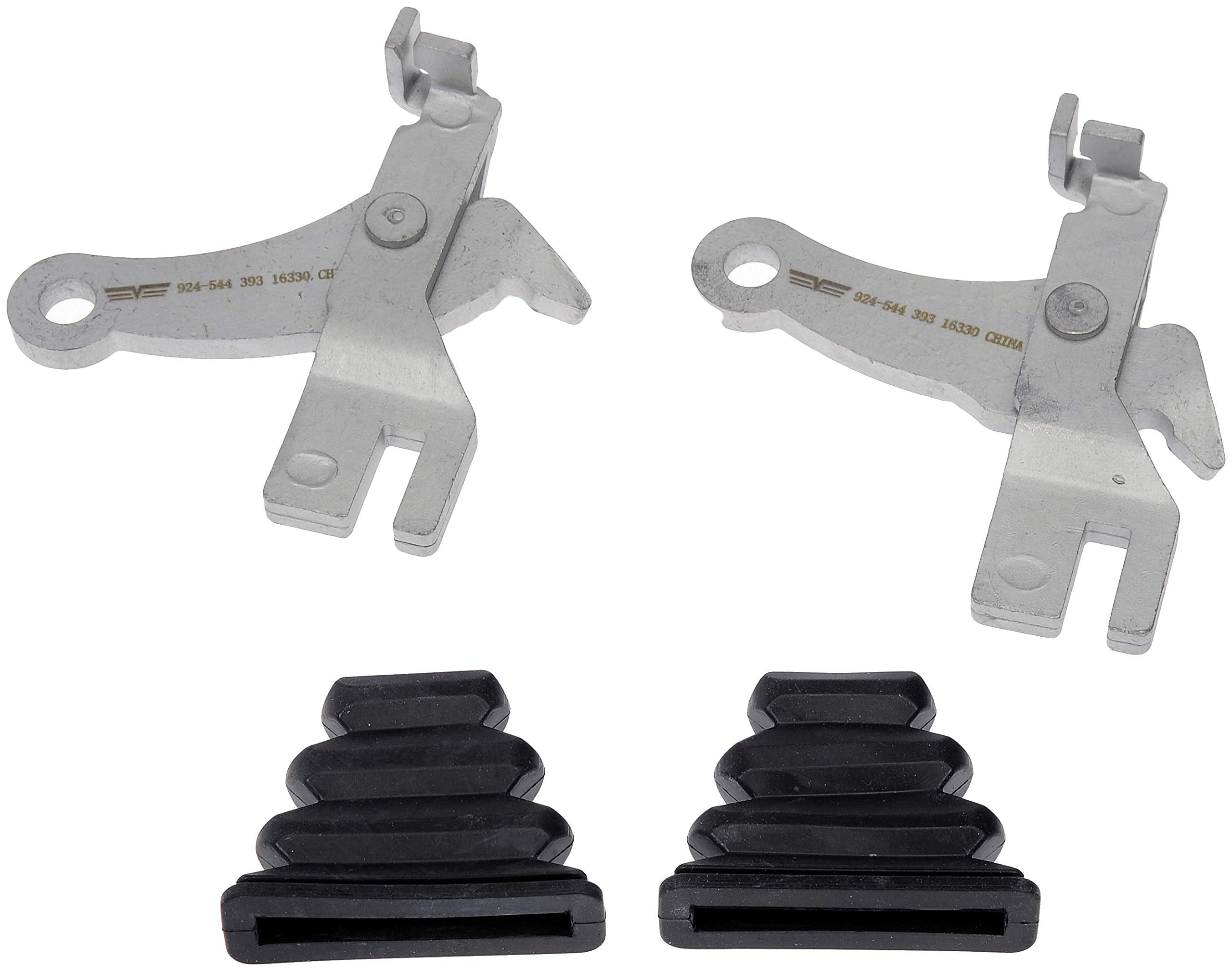 Dorman parking brake lever front view showing corrosion-resistant finish and proper fit