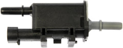 Dorman purge valve connector close-up highlighting secure electrical fitment benefit