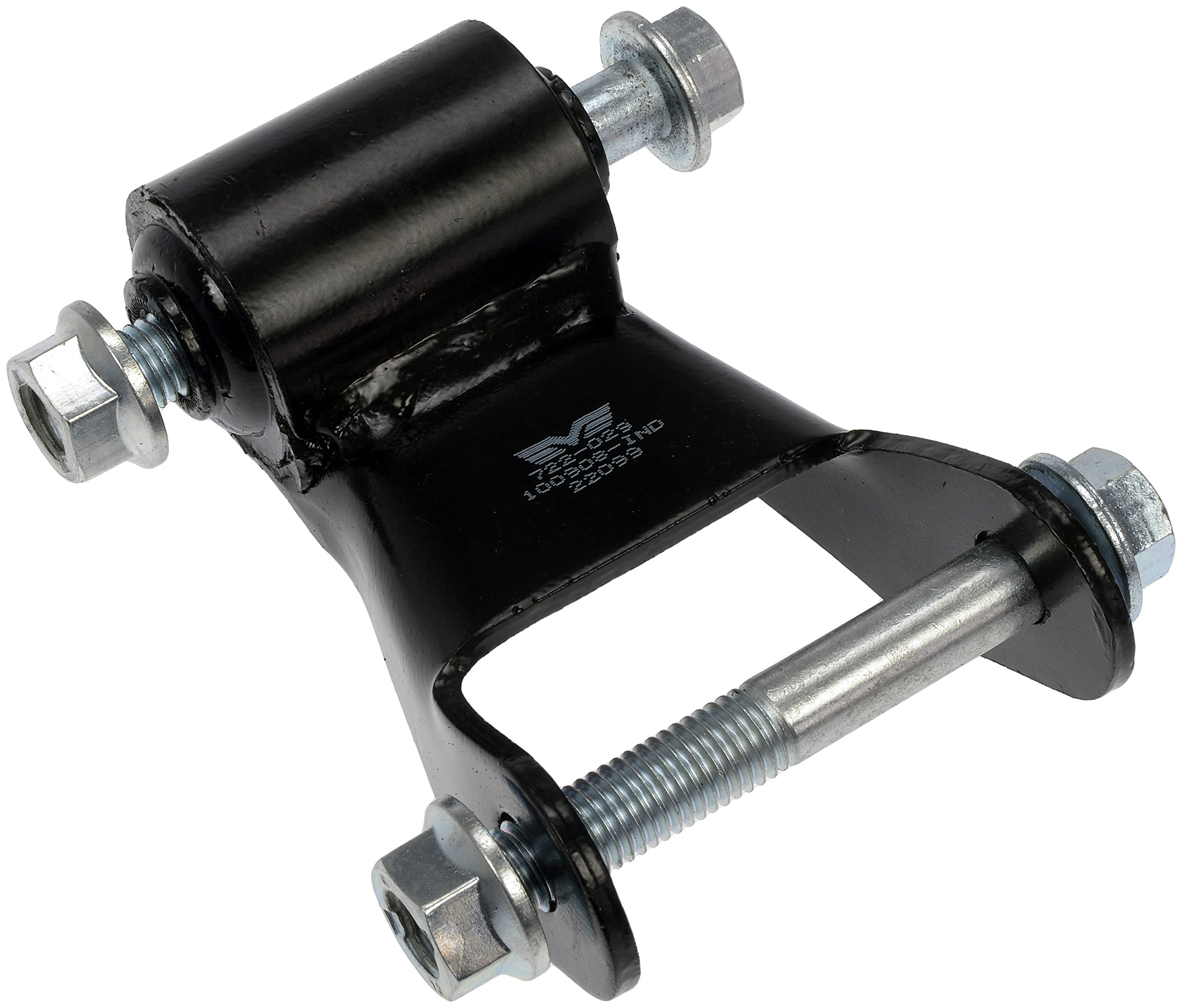 Dorman rearward leaf spring shackle front view showing fit and durability