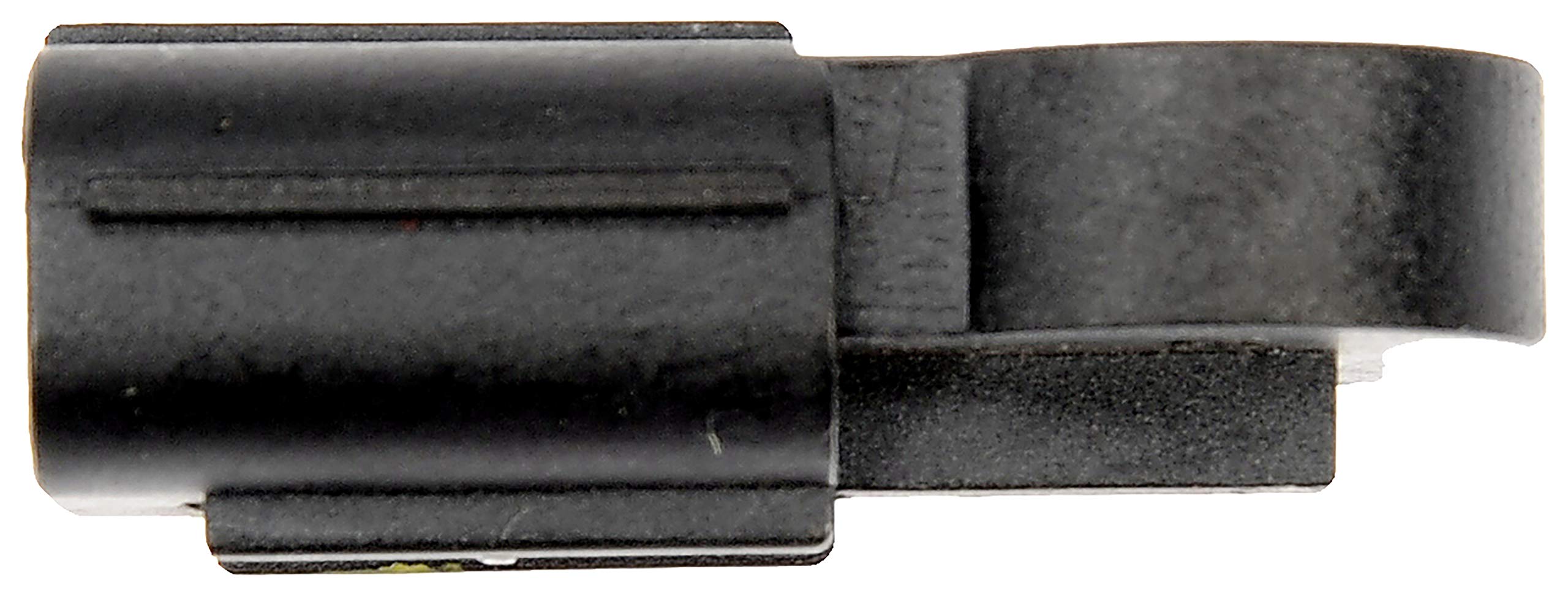 Dorman sensor next to a ruler for scale showing compact size and straightforward handling benefit