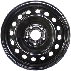 Dorman steel wheel close-up of spoke and rim detail highlighting durable construction
