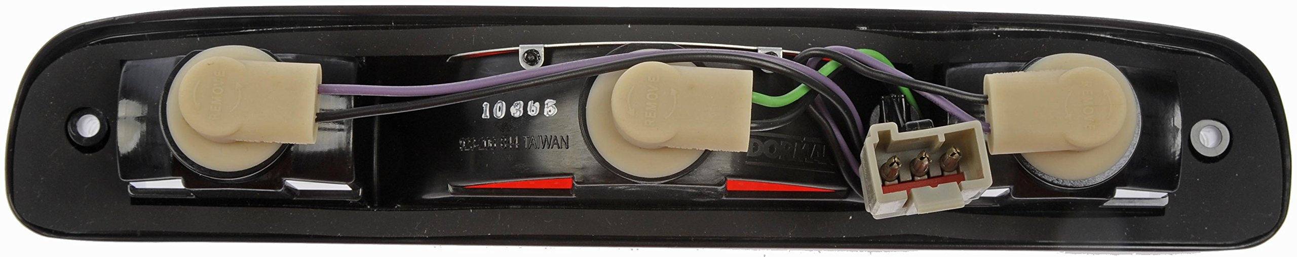 Dorman stop light installed on truck demonstrating correct fit and improved rear visibility