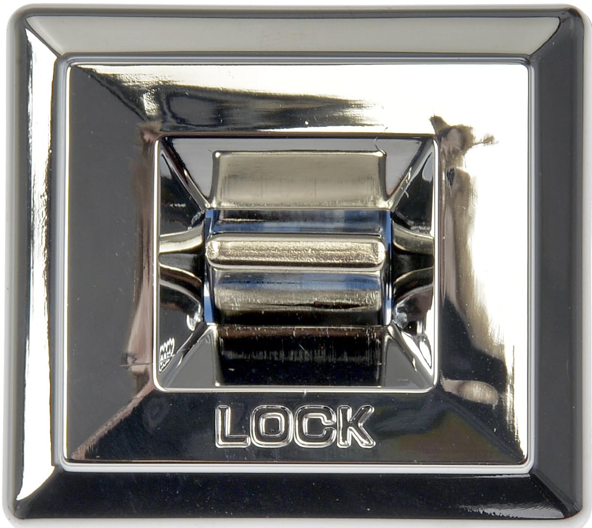 Dorman closeup of button and electrical plug showcasing clear connector benefit