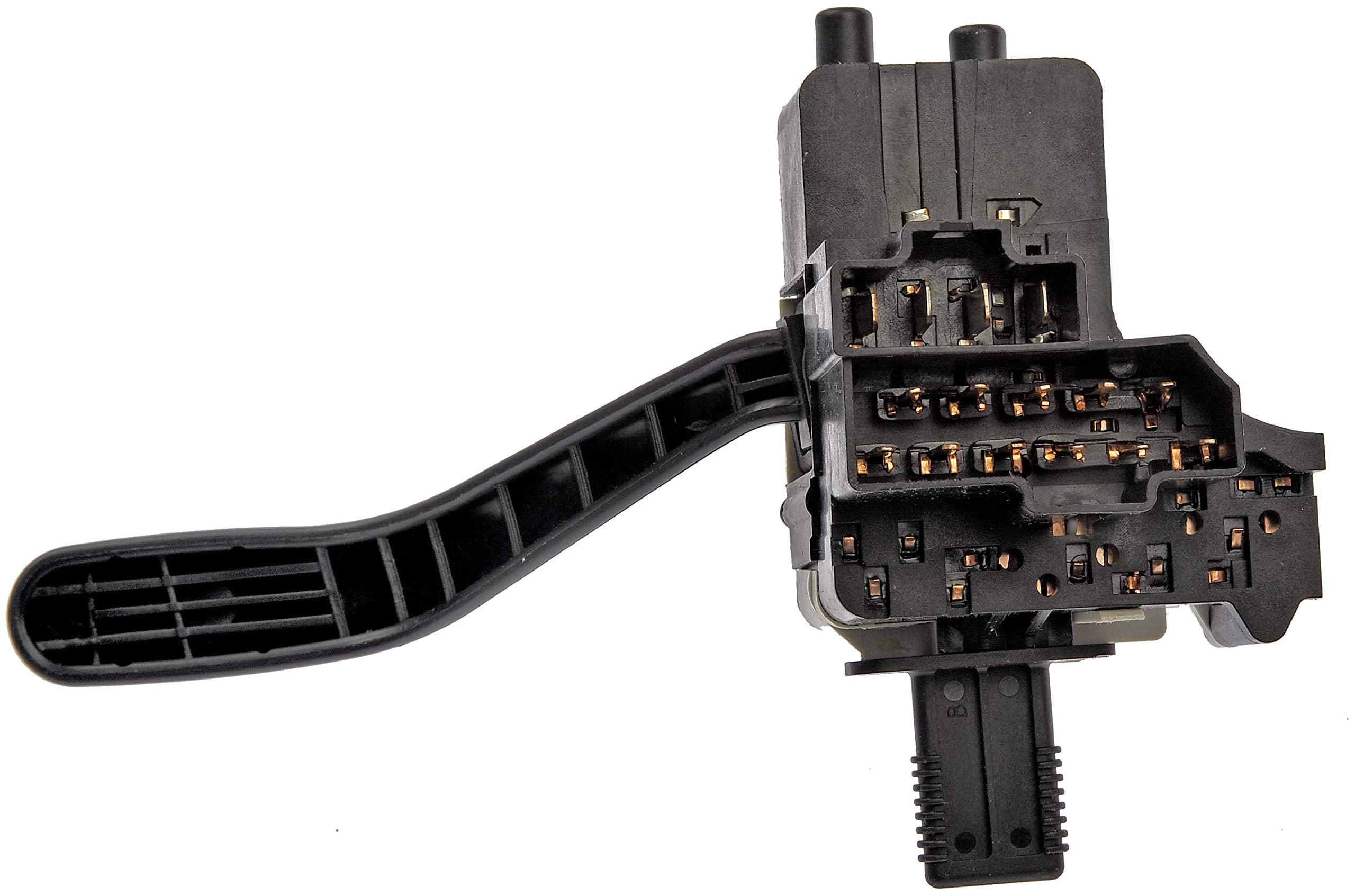 Dorman switch connector close-up showing pins and secure fit, ensures correct electrical match