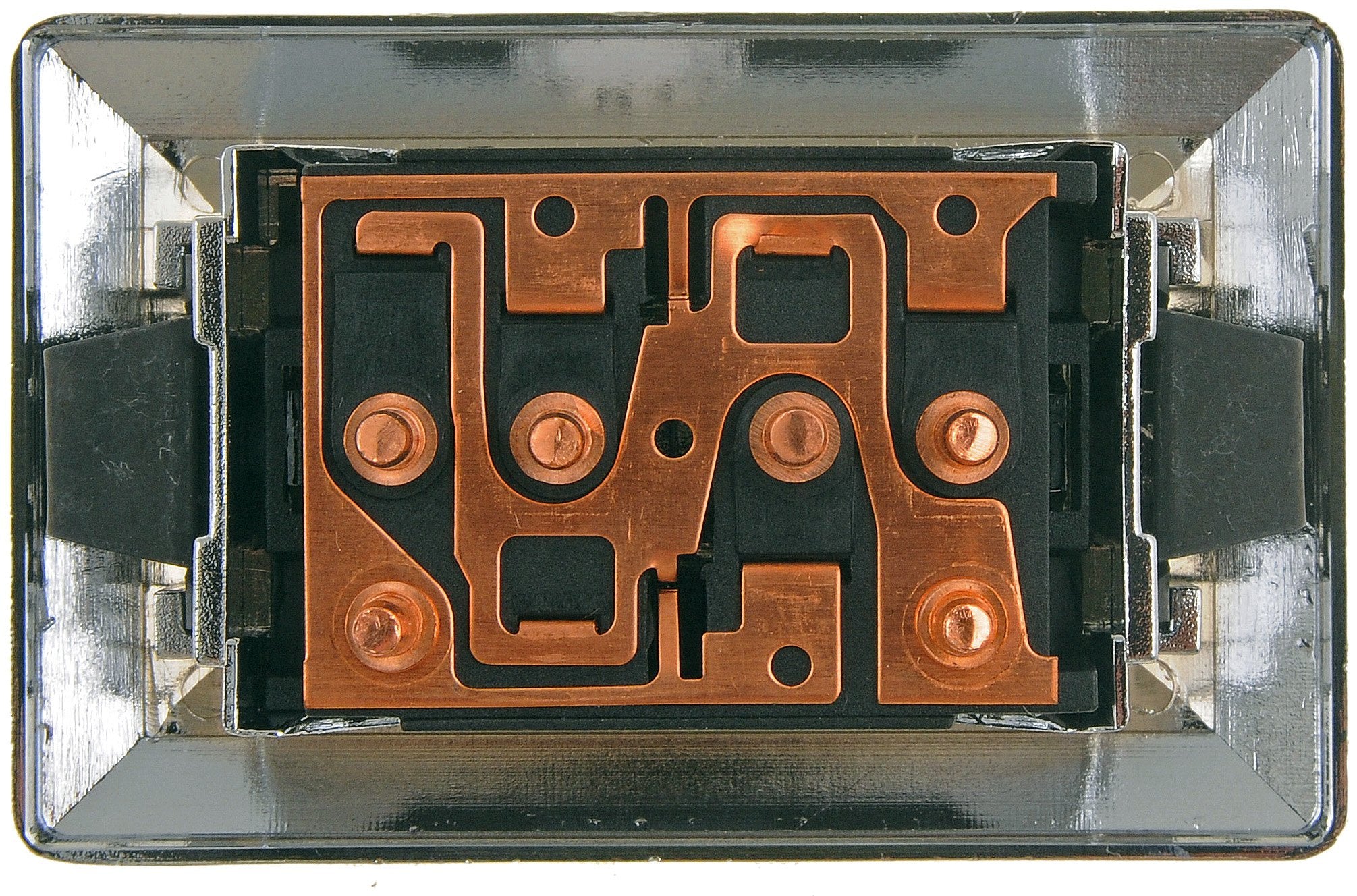 Dorman switch side profile displaying mounting tabs for secure, OEM-style installation
