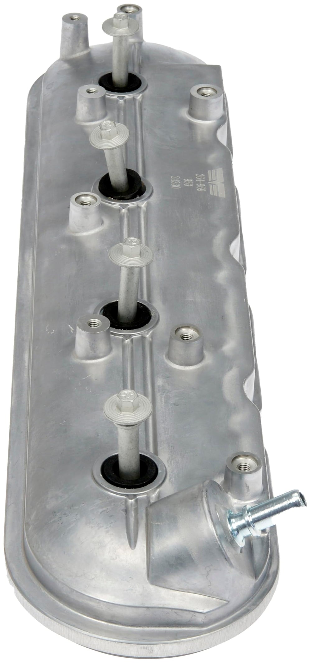 Dorman valve cover close-up of gasket area highlighting precise sealing