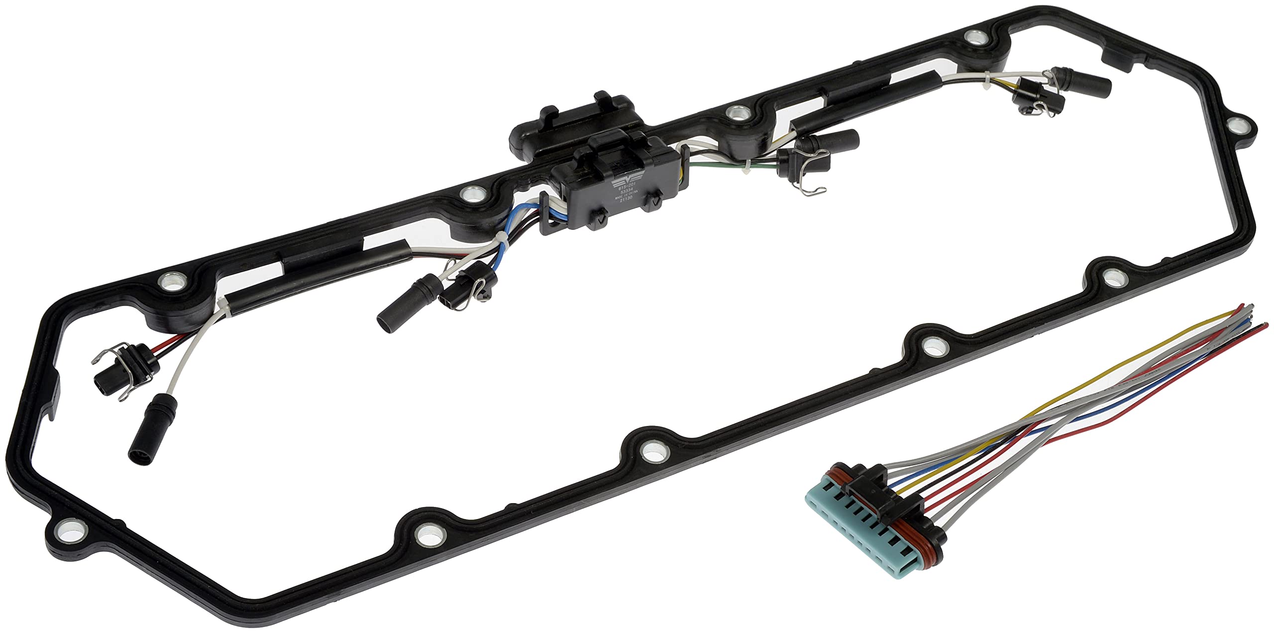 Dorman valve cover gasket front packaging showing fitment details and benefit of correct replacement
