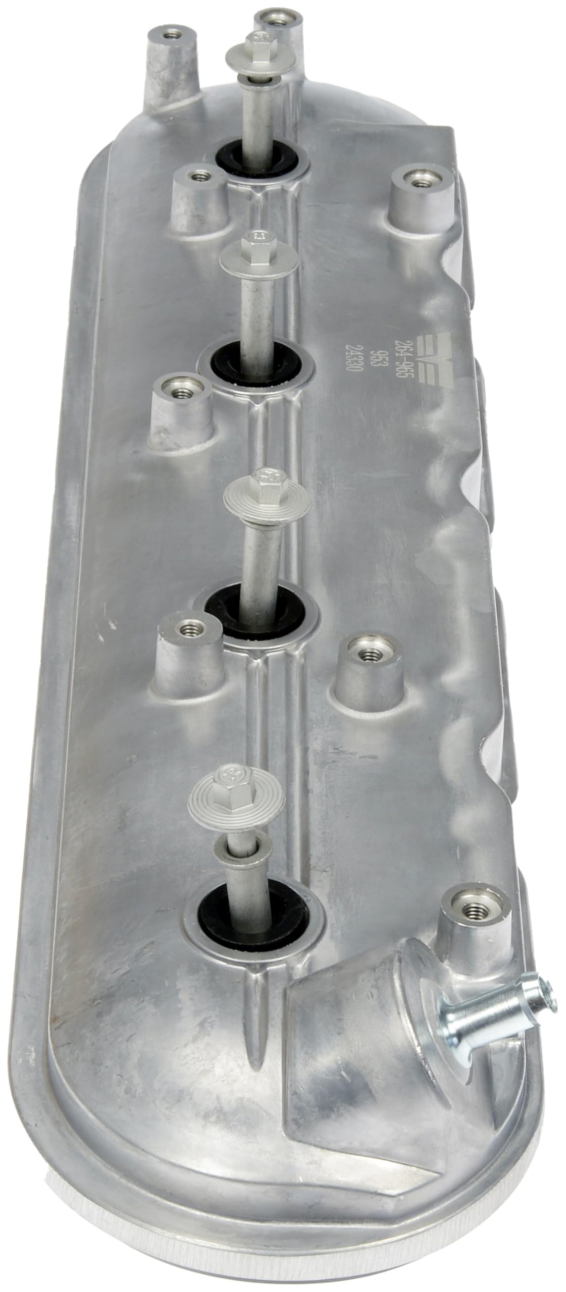 Dorman valve cover label and part number clear and legible for confident part verification
