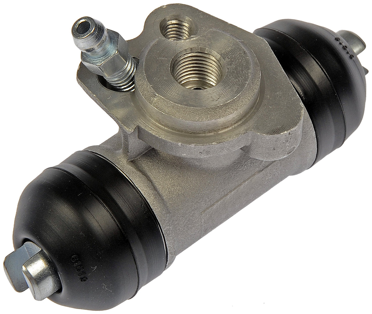 Dorman W610156 front view showing complete aluminum cylinder and mounting for easy replacement