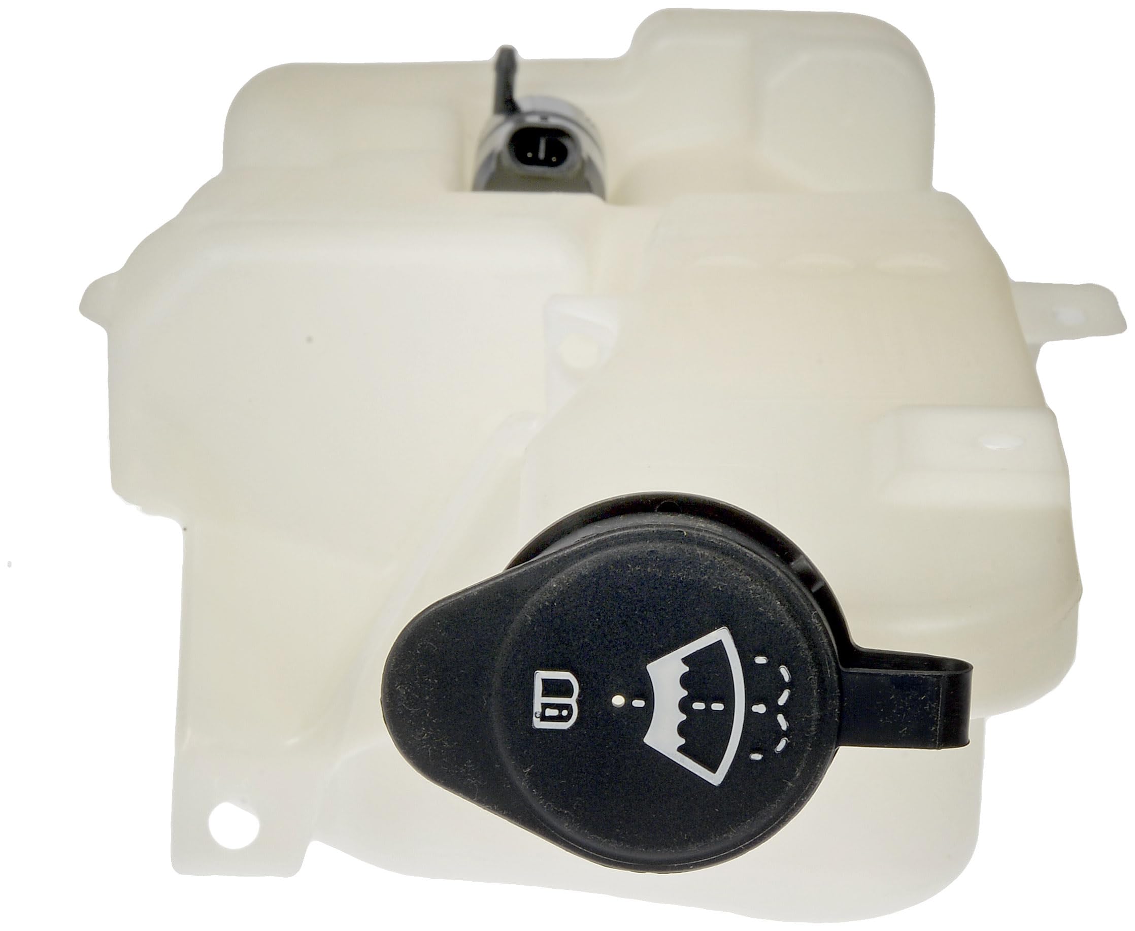 Dorman view of reservoir hose connections and pump area showing ready-to-use interface