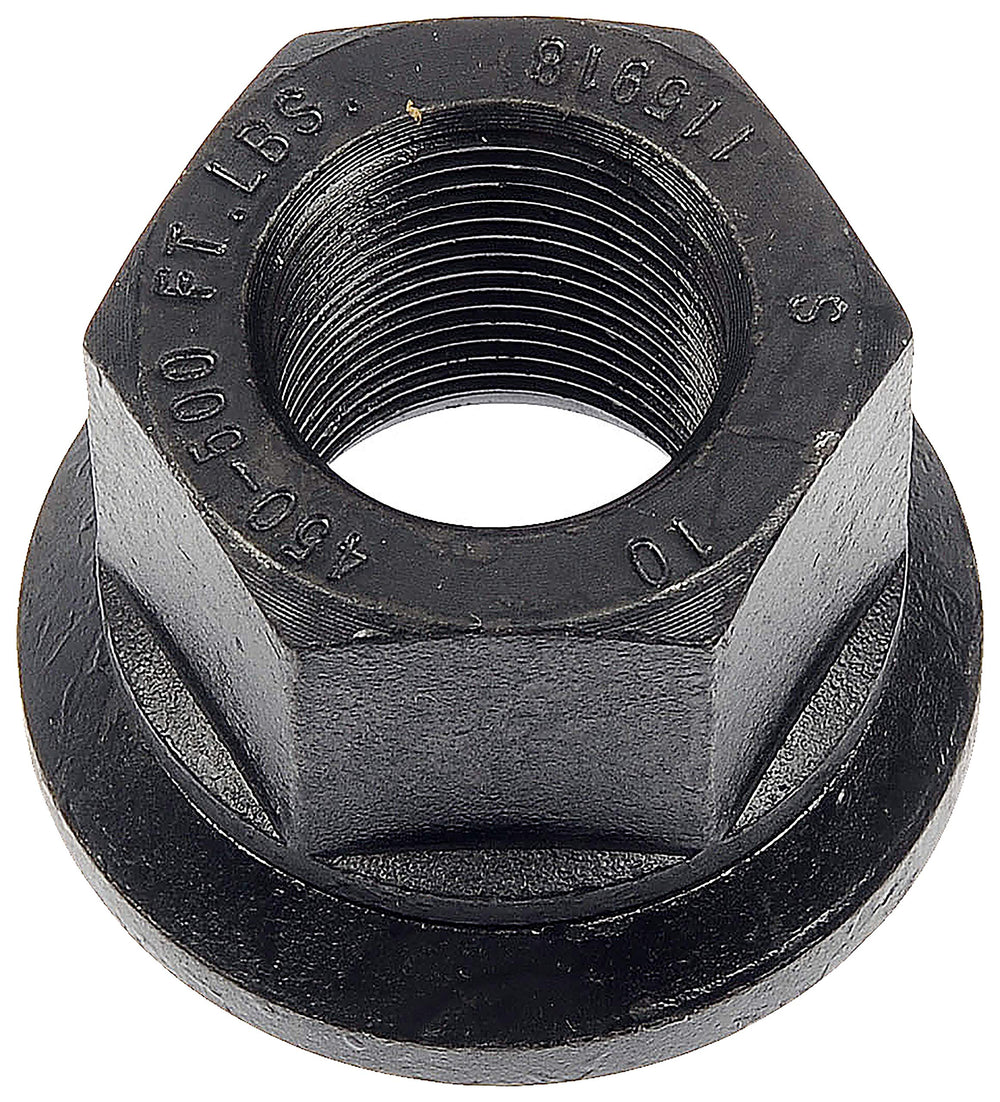 Dorman wheel nut front view showing uniform finish and fit for reliable replacement