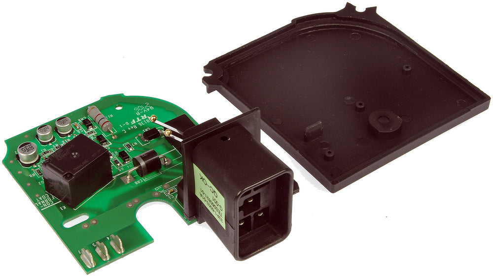 Dorman pulse board front view showing connector and benefit of direct-fit replacement