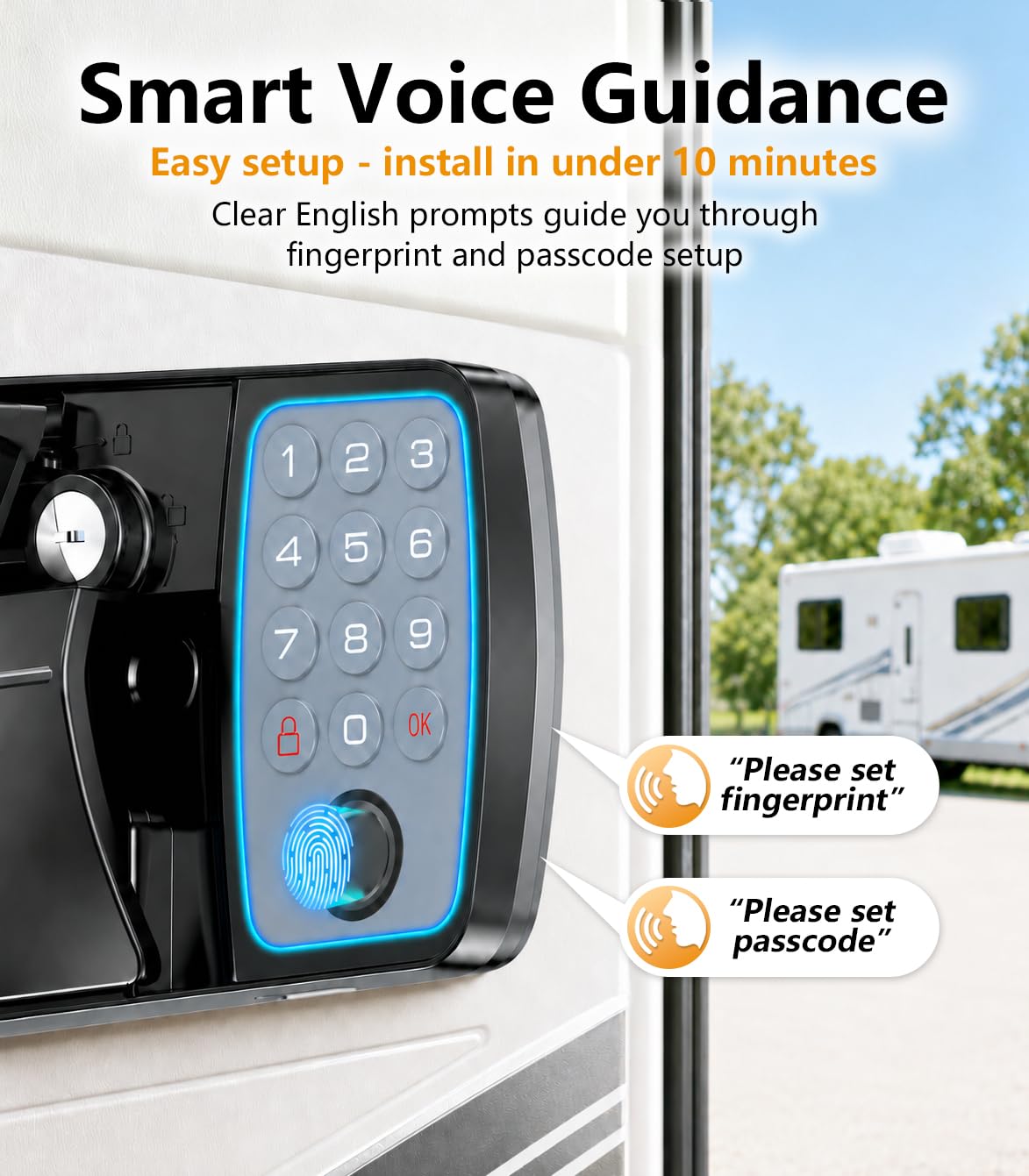 DORWAN keypad detail highlighting wear-resistant buttons for long life