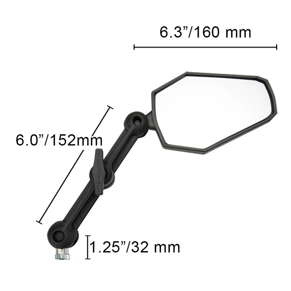 Doubletake Mirror uncrushable base close-up demonstrating secure grip